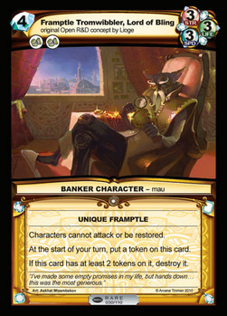 Framptle Tromwibbler, Lord of Bling - Seed 2