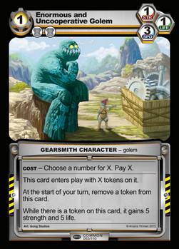 Enormous and Uncooperative Golem - Seed 2