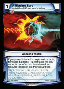 A Blazing Zero - Seed 2
