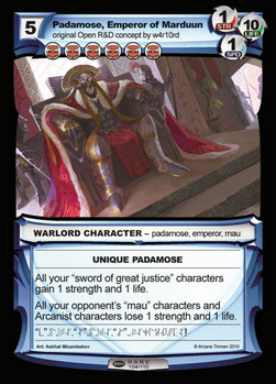 Padamose, Emperor of Marduun - Seed 2