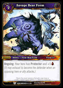 Savage Bear Form - Worldbreaker