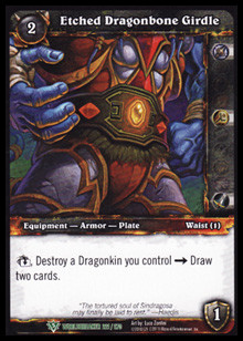 Etched Dragonbone Girdle - Worldbreaker