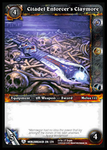 Citadel Enforcer's Claymore - Worldbreaker
