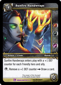 Sunfire Handwraps - Crafting Rewards Promos