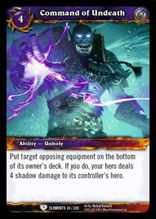 Command of Undeath - War of the Elements