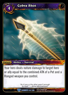 Cobra Shot - War of the Elements