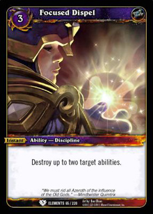 Focused Dispel - War of the Elements