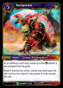 Invigorate - War of the Elements