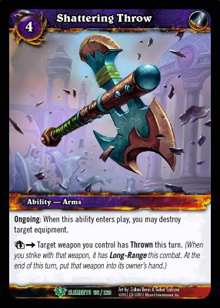 Shattering Throw - War of the Elements