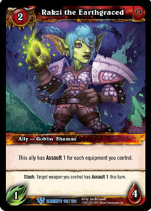 Rakzi the Earthgraced - War of the Elements