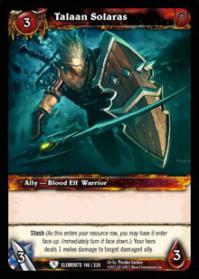 Talaan Solaras - War of the Elements