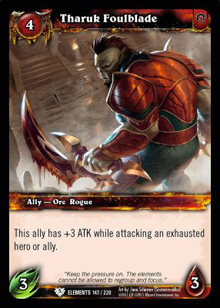 Tharuk Foulblade - War of the Elements