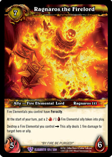 Ragnaros the Firelord - War of the Elements