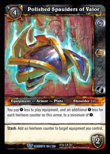 Polished Spaulders of Valor - War of the Elements