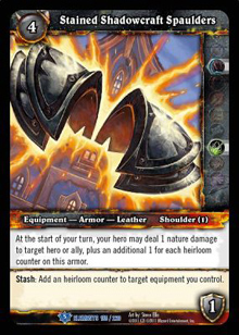 Stained Shadowcraft Spaulders - War of the Elements