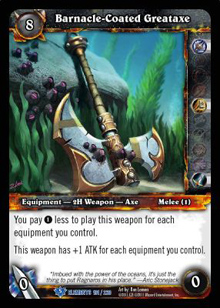 Barnacle Coated Greataxe - War of the Elements