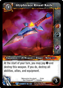 Glyphtrace Ritual Knife - War of the Elements