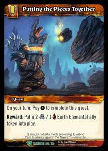 Putting the Pieces Together - War of the Elements