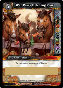 War Party Hitching Post (Loot) - War of the Elements