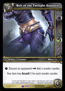 Belt of the Twilight Assassin - Badge of Justice