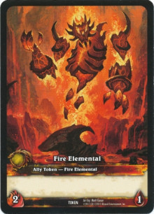 Fire Elemental Token - War of the Elements