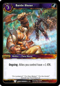 Battle Shout - Class Starter Decks Spring 2011