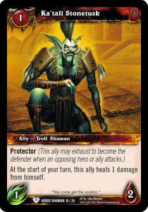 Ka'tali Stonetusk - Class Starter Decks Spring 2011