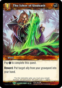 The Ichor of Undeath - Class Starter Decks Spring 2011