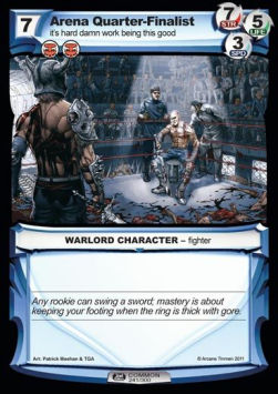 Arena Quarter-Finalist - Second Edition