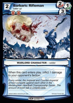 Barbaric Rifleman - Second Edition