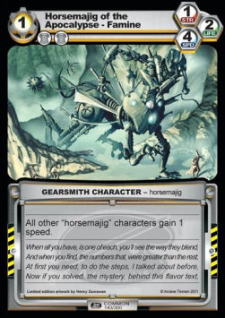Horsemajig of the Apocalypse - Famine - Second Edition