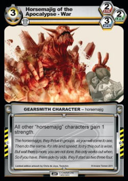 Horsemajig of the Apocalypse - War - Second Edition