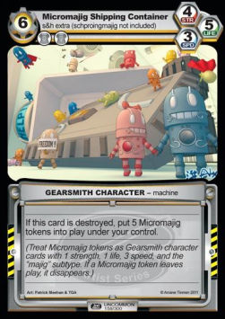 Micromajig Shipping Container - Second Edition