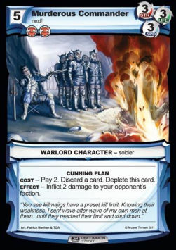 Murderous Commander - Second Edition