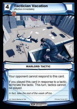 Tactician Vacation - Second Edition