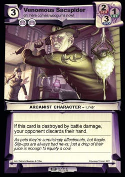 Venomous Sacspider - Second Edition