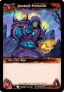Gordash Firetooth - Twilight of the Dragons