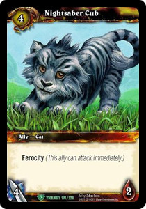 Nightsaber Cub - Twilight of the Dragons