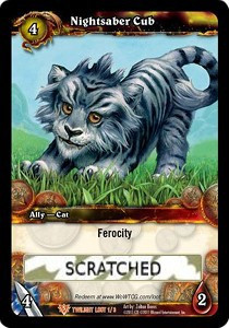 Nightsaber Cub (Scratched Loot) - Twilight of the Dragons
