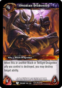 Obsidian Drakonid - Twilight of the Dragons