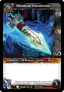 Obsidium Executioner - Twilight of the Dragons