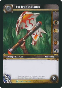 Fel Iron Hatchet - Class Starter Decks 2010