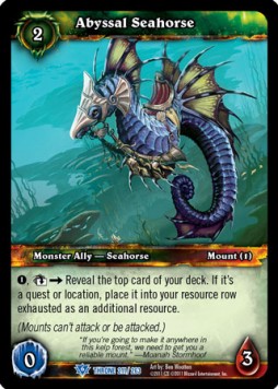 Abyssal Seahorse - Throne of the Tides