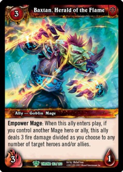 Baxtan, Herald of the Flame - Throne of the Tides