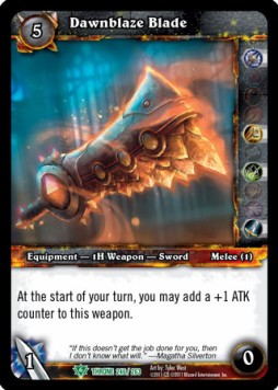 Dawnblaze Blade - Throne of the Tides