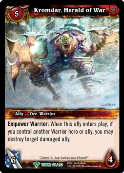 Kromdar, Herald of War - Throne of the Tides