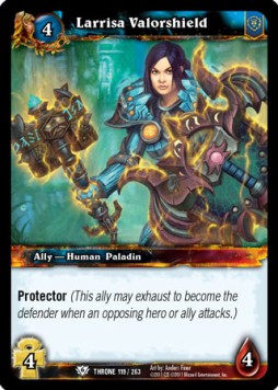 Larrisa Valorshield - Throne of the Tides