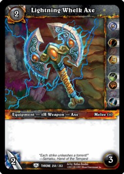 Lightning Whelk Axe - Throne of the Tides