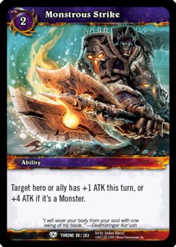 Monstrous Strike - Throne of the Tides