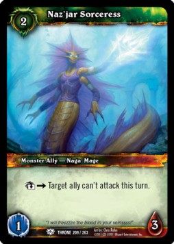Naz'jar Sorceress - Throne of the Tides